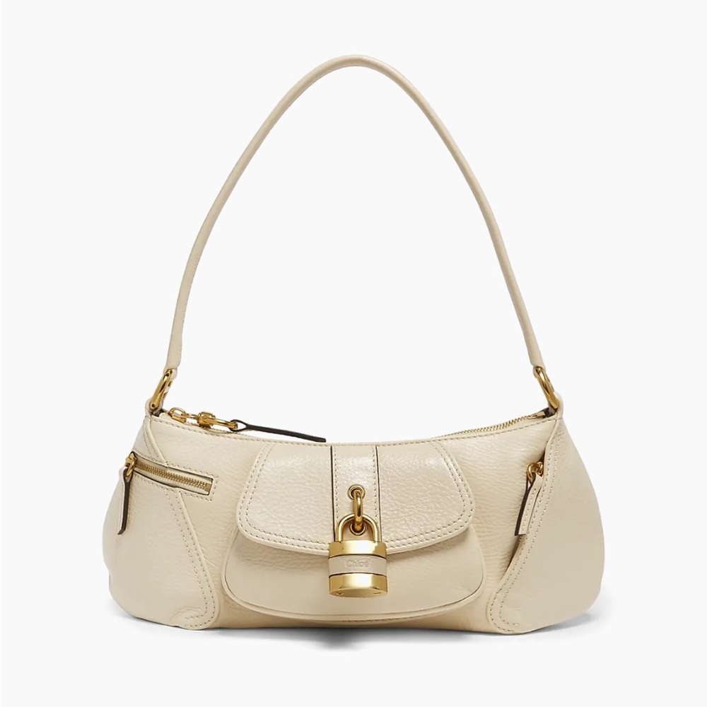 NWT Chloe The 99 Leather Shoulder Bag Sweet Beige